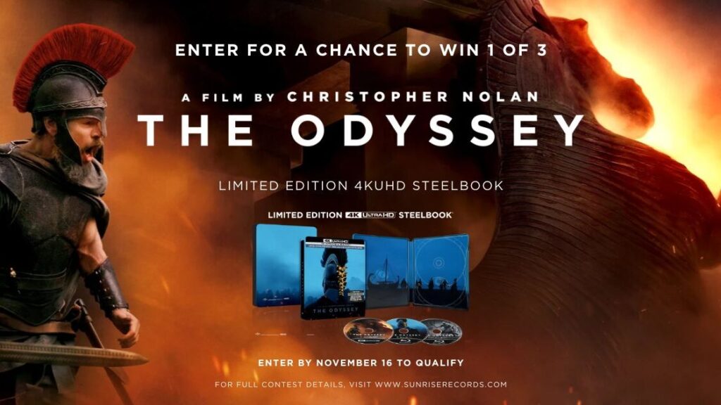The Odyssey Limited Edition 4K UHD Steelbook contest banner